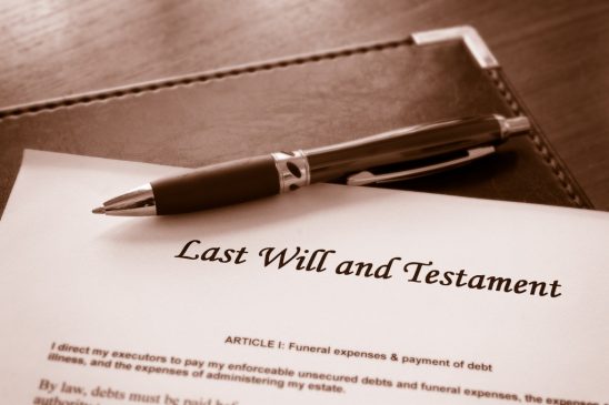 cost of writing a will